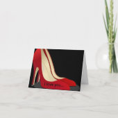 "Ich Liebe Sie mehr als meine Schuh-" Karte (Vorderseite)