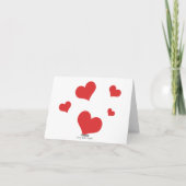 Ich Liebe Sie mehr als Schokolade Valentin Dankeskarte (Rückseite)