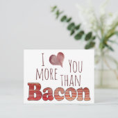 Ich Liebe Sie mehr als wieder Postkarte (Stehend Vorderseite)