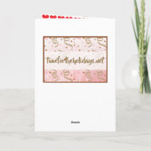 Ich Liebe Sie mehr, ich Liebe Sie am romantischste Karte (Rückseite)