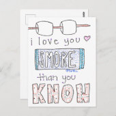 Ich Liebe Sie mehr Postkarte (Vorne/Hinten)