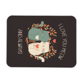 Ich Liebe, Sie meinen und immer Niedliche Katzen V Magnet (Horizontal)