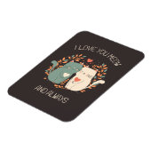 Ich Liebe, Sie meinen und immer Niedliche Katzen V Magnet (Linke Seite)