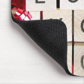 Ich Liebe Sie mit freudvoller Reflexion Mousepad (Ecke)