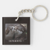 Ich Liebe, Sie mögen kein anderes Niedliches Foto Schlüsselanhänger (Rückseite)