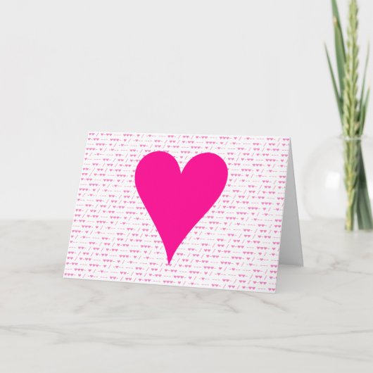 Ich Liebe Sie - Morse Code Valentine's Day Card Karte (Vorderseite)