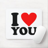 Ich Liebe Sie Mousepad (Mit Mouse)