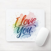 Ich Liebe Sie Mousepad (Mit Mouse)