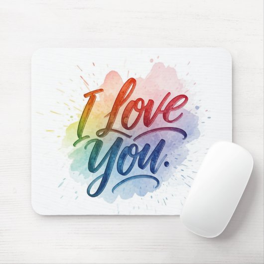 Ich Liebe Sie Mousepad (Mit Mouse)
