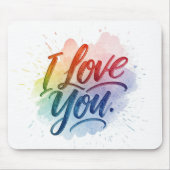 Ich Liebe Sie Mousepad (Vorne)