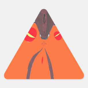 Ich Liebe Sie Nakupenda Swahili Dreieckiger Aufkleber