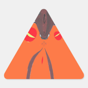 Ich Liebe Sie Nakupenda Swahili Dreieckiger Aufkleber