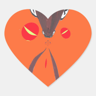 Ich Liebe Sie Nakupenda Swahili Herz-Aufkleber