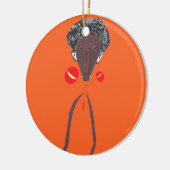 Ich Liebe Sie Nakupenda Swahili Keramik Ornament (Links)