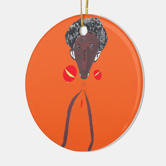 Ich Liebe Sie Nakupenda Swahili Keramik Ornament (Links)