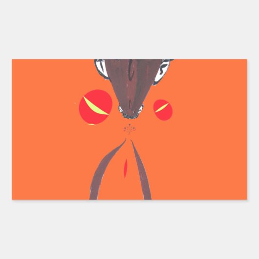 Ich Liebe Sie Nakupenda Swahili Rechteckiger Aufkleber (Vorderseite)