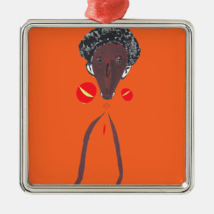 Ich Liebe Sie Nakupenda Swahili Silbernes Ornament