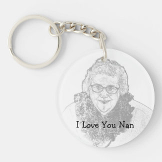 Ich Liebe Sie Nan Keyring Schlüsselanhänger