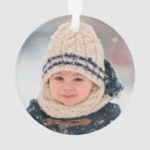 Ich Liebe Sie Nana mit zwei Fotovorlagen Ornament (Rückseite)