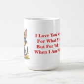 Ich Liebe Sie nicht nur Kaffeetasse (Mittel)