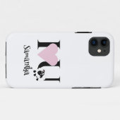 Ich Liebe Sie Niedlich Cartoon Schafe Case-Mate iP iPhone Hülle (Rückseite (Horizontal))