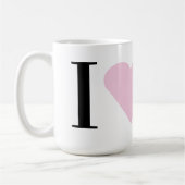 Ich Liebe Sie Niedlich Cartoon Schafe Kaffeetasse (Links)