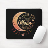 Ich Liebe Sie Niedlich Typografie Mousepad (Mit Mouse)