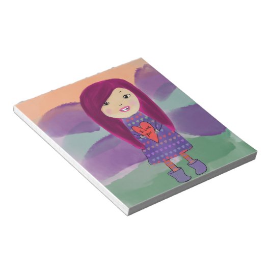 Ich Liebe Sie Notizblock (angewinkelt)