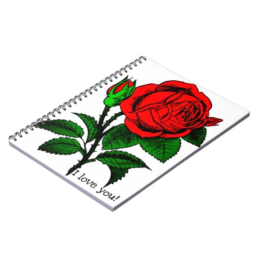 Ich Liebe Sie Notizblock (Linke Seite)