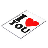 Ich Liebe Sie Notizblock (Linke Seite)
