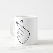 "Ich Liebe Sie ohne Worte" Tasse (Vorderseite Links)