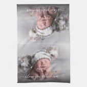 Ich Liebe Sie Oma Fotovorlage Geschirrtuch (Vertikal)