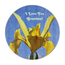 Ich Liebe Sie Oma! Glasschneidplatten Blume