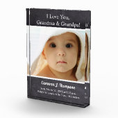 Ich Liebe Sie, Oma und Opa Baby Foto (Rechts)