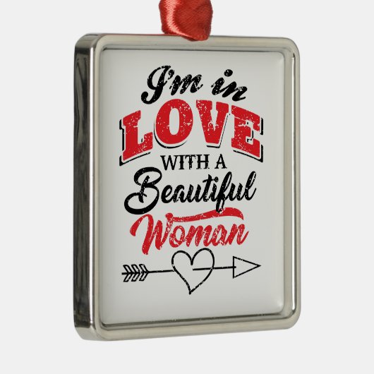 Ich Liebe Sie Ornament Aus Metall (Rechts)