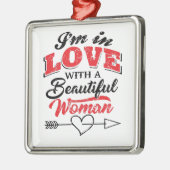 Ich Liebe Sie Ornament Aus Metall (Links)