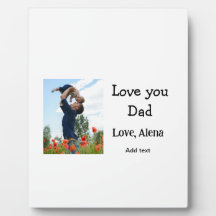 Ich Liebe, Sie Papa den Tag elegant fügen Foto-Tex