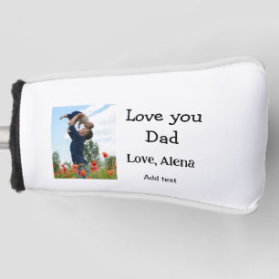 Ich Liebe, Sie Papa den Tag elegant fügen Foto-Tex Golf Headcover