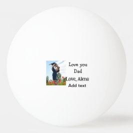 Ich Liebe, Sie Papa den Tag elegant fügen Foto-Tex Tischtennisball