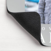 Ich Liebe Sie Papa Kind Foto Vatertag Mousepad (Ecke)