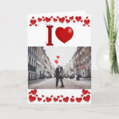Ich Liebe Sie Personalisierten Valentinstag Karte (Vorderseite)