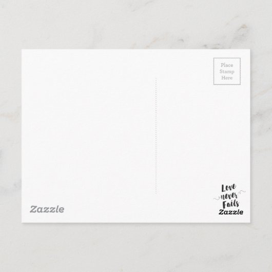 Ich Liebe Sie Postcard mit Originalkunst Postkarte (Rückseite)