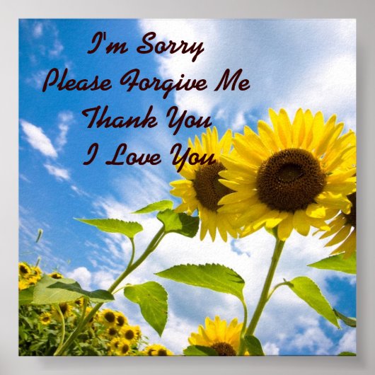 Ich Liebe Sie Poster (Vorne)