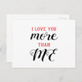 Ich Liebe Sie Postkarte (Vorne/Hinten)