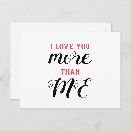 Ich Liebe Sie Postkarte (Vorne/Hinten)