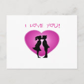 Ich Liebe Sie Postkarte (Vorderseite)