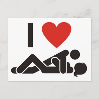 Ich Liebe Sie Postkarte