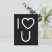 Ich Liebe Sie Postkarte (Stehend Vorderseite)