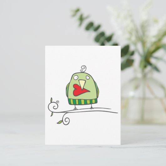 Ich Liebe Sie Postkarte (Stehend Vorderseite)