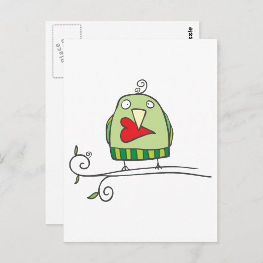 Ich Liebe Sie Postkarte (Vorne/Hinten)